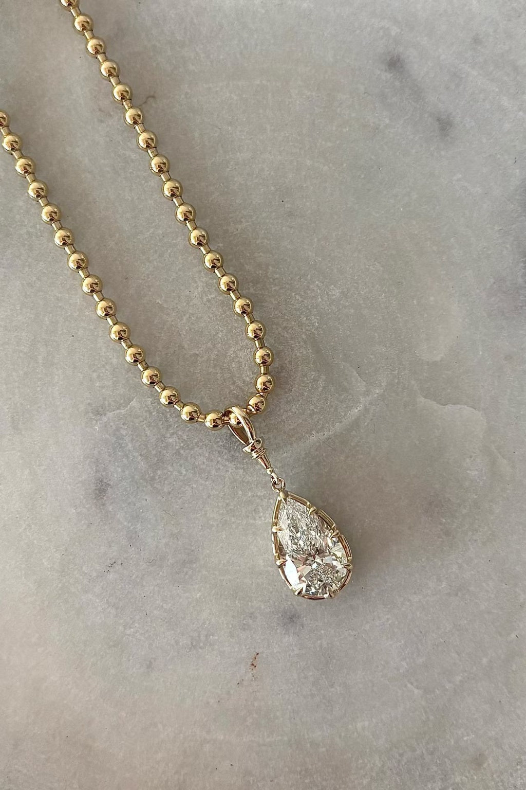 Saturn Pendant and Ball Chain
