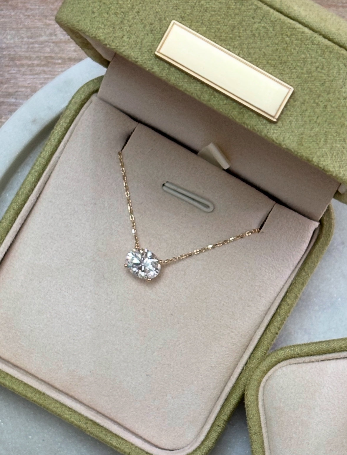 Breeze Solitaire Necklace