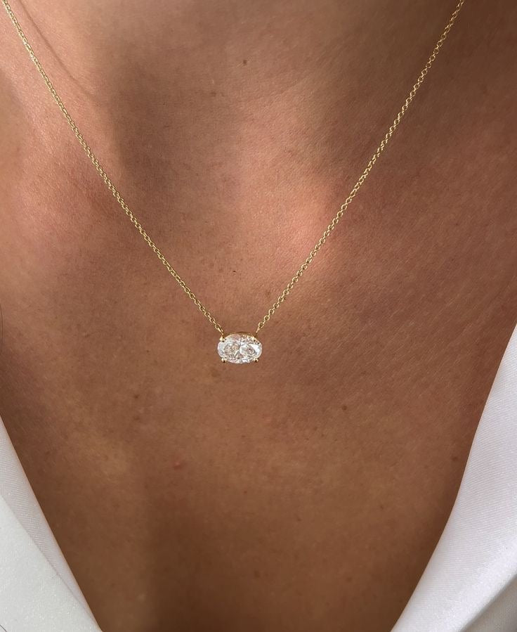 Breeze Solitaire Necklace